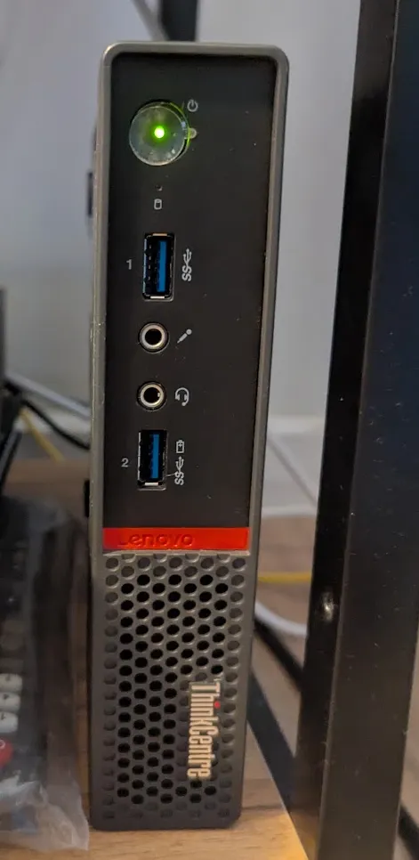 my tiny desktop home lab server