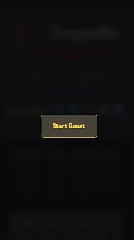 A screenshot of scapedle on mobile